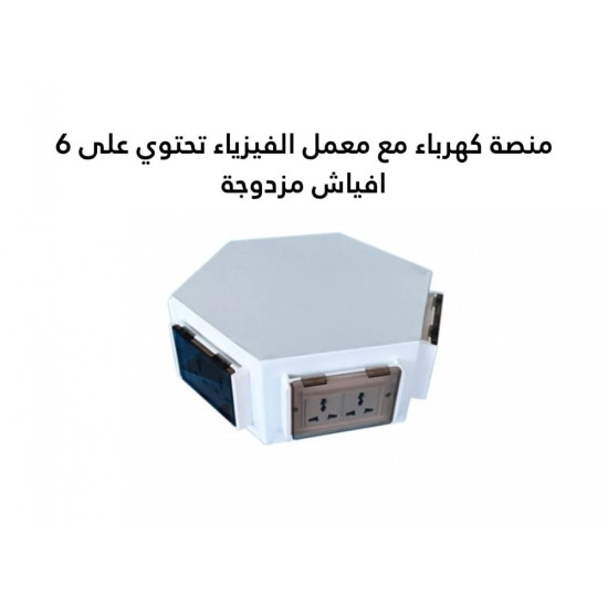 Electrical platform with physics lab containing 6 double aviators