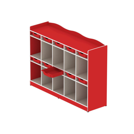 وحدة تخزين ملابس واحذية 10 طالب مع الصناديق مقاس :170*40*120سم