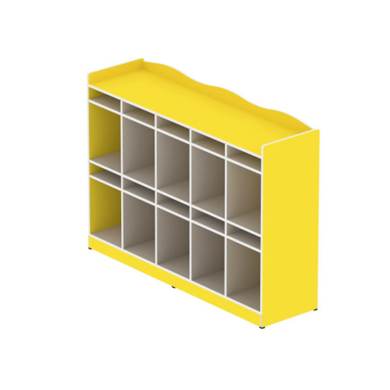 وحدة تخزين ملابس واحذية 10 طالب مع الصناديق مقاس :170*40*120سم