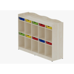 وحدة تخزين ملابس واحذية 10 طالب مع الصناديق مقاس :170*40*120سم