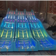 Illuminated Fiber Slide 3 Tracks Size: 630*234 cm