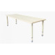 Rectangular Wood Table Size: 180*60 cm with Multi Legs Heights 55-75 cm - Wooden Color