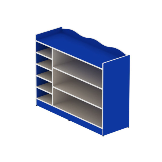 وحدة تخزين 8 خانات مستطيلة مقاس: 120*90*40سم- بدون الصناديق