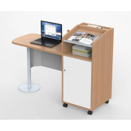 Distinctive Landmark Desk with Whiteboard Wooden Color: 50*90*75 cm Distinctive Landmark Desk with Whiteboard Wooden Color: 50*90*75 cm