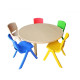 Single Level Round Table Plastic Size: 110*50 cm Single Level Round Table Plastic Size: 110*50 cm