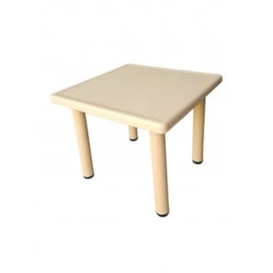 Single Level Square Table Plastic Size: 60*60*50cm Single Level Square Table Plastic Size: 60*60*50cm