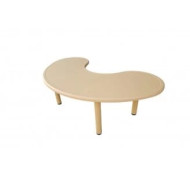 Crescent Table Single Level Plastic Size: 156*85*50 cm Crescent Table Single Level Plastic Size: 156*85*50 cm