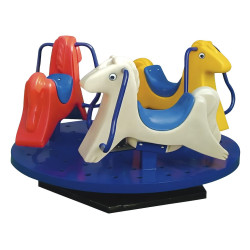 ارجوحة الاحصنة الدوارة مقاس : 120*90 سم