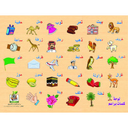 هيا نتعلم الكلمات - بزل الكلمات العربية - خشبي هيا نتعلم الكلمات - بزل الكلمات العربية - خشبي