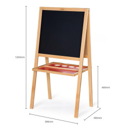 السبورة الخشبية وجهين Standing Easel   السبورة الخشبية وجهين Standing Easel