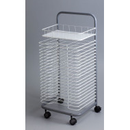 رفوف تجفيف الرسومات بعجلات مقاس :50*41.5*28.5 سم