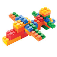 طاولة الأنشطة وتركيب المكعبات 25 قطعة - بنكي