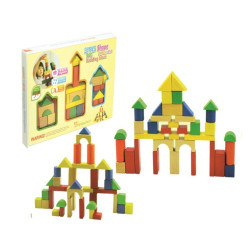 37 قطعة مكعبات خشبية صغير ملونة  37 قطعة مكعبات خشبية صغير ملونة