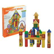 50 قطعة مكعبات خشبية صغير ملونة  50 قطعة مكعبات خشبية صغير ملونة