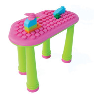 طاولة الأنشطة وتركيب المكعبات 25 قطعة - بنكي طاولة الأنشطة وتركيب المكعبات 25 قطعة - بنكي