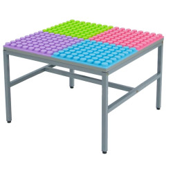 طاولة المكعبات الملونة - للمكعبات مقاس :56*56*40 سم