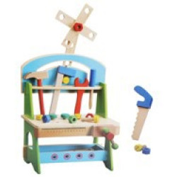 طاولة النجار الخشبية وسط طاولة النجار الخشبية وسط