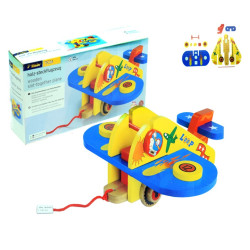 لعبة تحدي - تركيب الطائرة خشبي لعبة تحدي - تركيب الطائرة خشبي