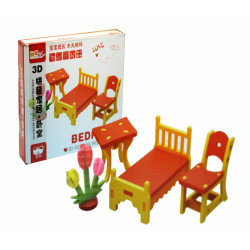 لعبة تحدي - تركيب غرفة النوم خشبي لعبة تحدي - تركيب غرفة النوم خشبي