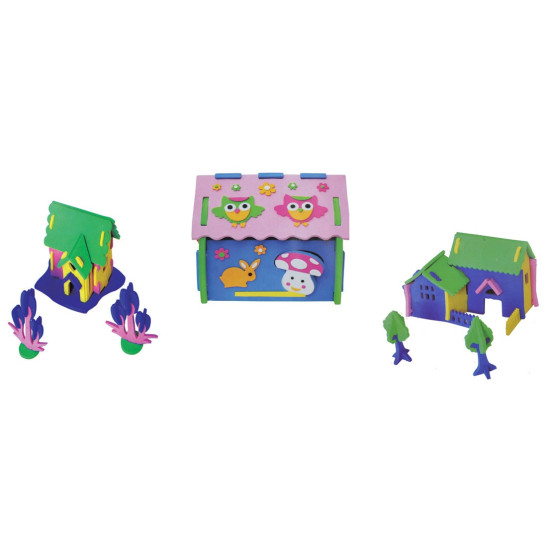 لعب تحدي - تركيب المنزل منوع 3 - فوم لعب تحدي - تركيب المنزل منوع 3 - فوم