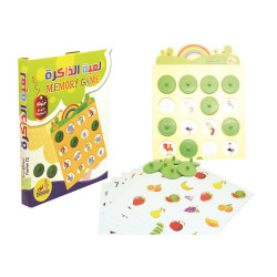 لعبة الذاكرة تحتوي 12 لوحة ، 24 موضوع  - خشبية لعبة الذاكرة تحتوي 12 لوحة ، 24 موضوع  - خشبية