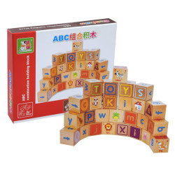 هيا نتعلم الحروف - مكعبات الحروف الانجليزية الفاخرة خشبي هيا نتعلم الحروف - مكعبات الحروف الانجليزية الفاخرة خشبي