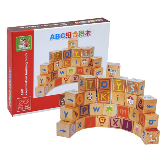 هيا نتعلم الحروف - مكعبات الحروف الانجليزية الفاخرة خشبي هيا نتعلم الحروف - مكعبات الحروف الانجليزية الفاخرة خشبي