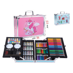 حقيبة الألوان المتعدةة (شمعية - خشبية - مائية ) وأدوات حقيبة الألوان المتعدةة (شمعية - خشبية - مائية ) وأدوات