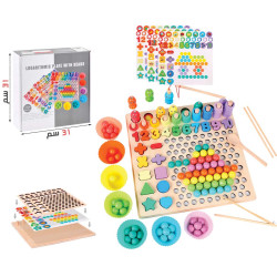 لوح تعلم الحسابات وفرز الالوان 31*31سم