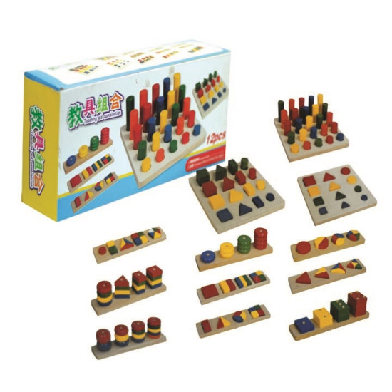 مجموعة ادوات المنتسوري 12 لوح خشبي مجموعة ادوات المنتسوري 12 لوح خشبي