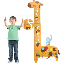 لعبة الجدار وقياس الطول الزرافة مقاس :128*53سم لعبة الجدار وقياس الطول الزرافة مقاس :128*53سم