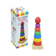 مصفوفة حلقات صغير خشبي مصفوفة حلقات صغير خشبي