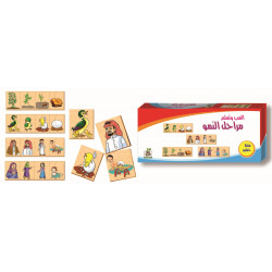 هيا نتعلم - بزل مراحل النمو - خشبي  هيا نتعلم - بزل مراحل النمو - خشبي