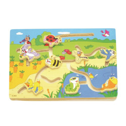 هيا نتعلم - متاهة  العلاقات الحيوانات واطعمتها  - خشبي هيا نتعلم - متاهة  العلاقات الحيوانات واطعمتها  - خشبي