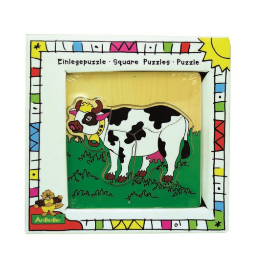 بزل البقرة السعيدة - خشبي بزل البقرة السعيدة - خشبي