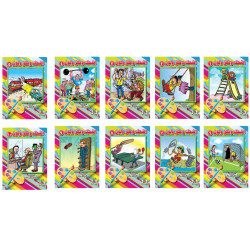 سلسلة اضحك وعلق ولون-عدد 10 كتب ، مقاس الكتاب 24*17سم سلسلة اضحك وعلق ولون-عدد 10 كتب ، مقاس الكتاب 24*17سم