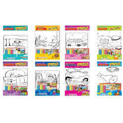 سلسلة لون  وتعلم -عدد 8 كتب ، مقاس الكتاب 29.7*21سم سلسلة لون  وتعلم -عدد 8 كتب ، مقاس الكتاب 29.7*21سم