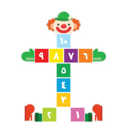 استيكر ارضي المهرج 2.4*3.12م استيكر ارضي المهرج 2.4*3.12م