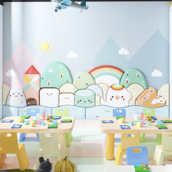 ديكور الحائط الكبير - المخبوزات الجميلة SIZE : 280*100*3 CM ديكور الحائط الكبير - المخبوزات الجميلة SIZE : 280*100*3 CM