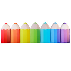 ديكور جداري للحماية أقلام التلوين 7 ألوان مختلفة ديكور جداري للحماية أقلام التلوين 7 ألوان مختلفة