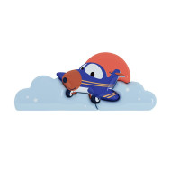 ديكور - الغيم مع الطيارة الكرتونية مقاس : 150*60*3 سم ديكور - الغيم مع الطيارة الكرتونية مقاس : 150*60*3 سم