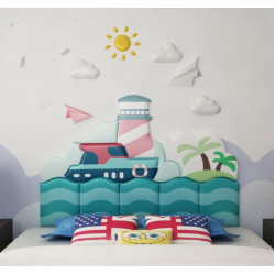 ديكور الحائط الكبير - البحر  WALL DICORATION LARGE THE SEA مقاس :W280cmxH100cmcmx3cm ديكور الحائط الكبير - البحر  WALL DICORATION LARGE THE SEA مقاس :W280cmxH100cmcmx3cm