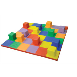فرشة تطابق مكعبات الالوان - 12 مكعب فرشة تطابق مكعبات الالوان - 12 مكعب