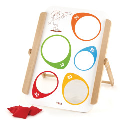 لعبة تحدي رمي الاكياس لعبة تحدي رمي الاكياس