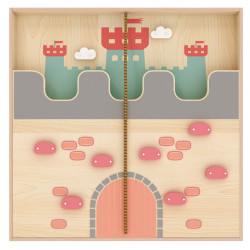 لوح تسلق جداري القلعة 120*120سم لوح تسلق جداري القلعة 120*120سم