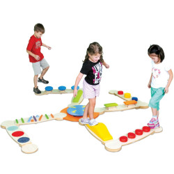 العاب التوازن الخشبية - عدد 6 لوحات مختلفة  العاب التوازن الخشبية - عدد 6 لوحات مختلفة