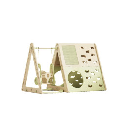 زحليقة و جدار التسلق الممتع أخضر