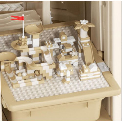 خيمة الطفل مع الملحقات لون بيج و بني فاتح