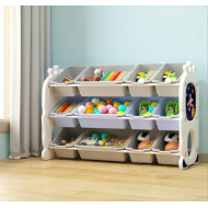 وحدة تخزين متعددة بلاستيكية - بنفسجي مقاس :70*38*103 سم