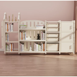 أرفف متعددة - أبيض مقاس :186*32*116 سم أرفف متعددة - أبيض مقاس :186*32*116 سم